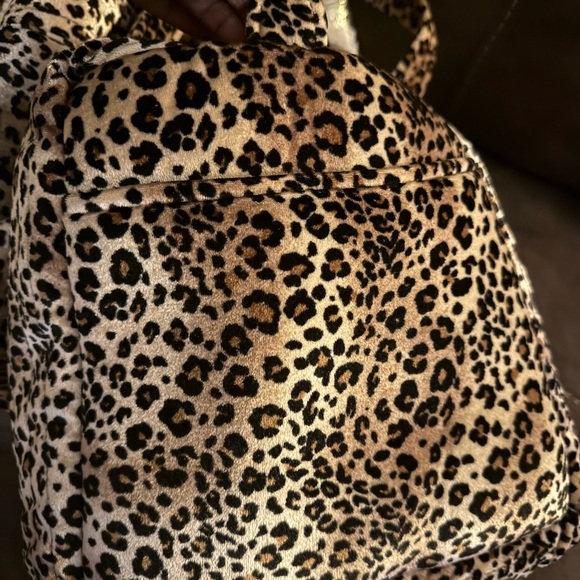 Leopard Print Women's Tote Bag - Picture 5 of 5